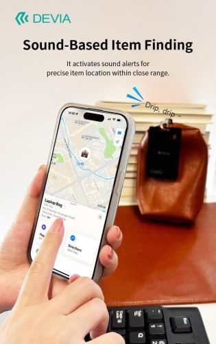 Devia Lite Tag Anti-Lost Device helymeghatározó kártya - fekete