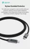 Devia Extreme Speed Series 60W PD Type-C/Type-C kijelzős adat- és töltőkábel 1.2m - fekete