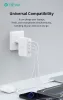 Devia Extreme Speed Series 100W GaN PD hálózati gyorstöltő adapter USB+3xType-C - fehér