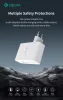Devia Extreme Speed Series 100W GaN PD hálózati gyorstöltő adapter USB+3xType-C - fehér