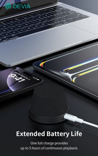 Devia Sound Lite3 vezeték nélküli mágneses bluetooth hangszóró - fekete