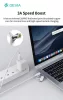 Devia Smart Series 60W+27W PD Type-C/Type-C + Lightning adat- és töltőkábel 1.2m - fehér