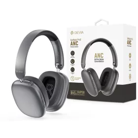   Devia EarBass Pro2 ANC Bluetooth sztereó fejhallgató beépített mikrofonnal - szürke
