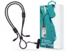 Devia Cable Pro5 Woven 27W PD Type-C/Lightning adat- és töltőkábel + nyakpánt 1.6m - kék