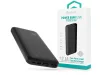 Devia Kintone Series Lite 5 - 2xUSB + Type-C + microUSB - powerbank - 10.000 mAh - fekete