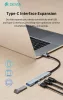 Devia Lite1 4 in 1 Hub - USB-C 3.1 - USB 3.0/USB 2.0/2xType-C elosztó/adapter - szürke