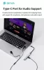 Devia Lite1 4 in 1 Hub - USB-C 3.1 - USB 3.0/USB 2.0/2xType-C elosztó/adapter - szürke