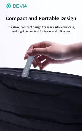 Devia Lite1 4 in 1 Hub - USB-C 3.1 - USB 3.0/USB 2.0/2xType-C elosztó/adapter - szürke