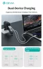 Devia Global 45W PD+QC hálózati gyorstöltő utazó adapter (CN/JP/US/EU/UK/AU) - fekete