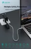 Devia Global 45W PD+QC hálózati gyorstöltő utazó adapter (CN/JP/US/EU/UK/AU) - fekete