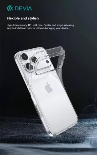 Devia Naked Series szilikon tok - Apple iPhone 17 - átlátszó