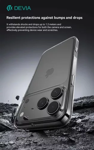 Devia Naked Series szilikon tok - Apple iPhone 17 - átlátszó