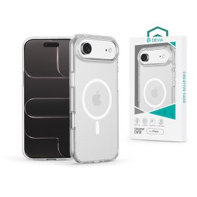  Devia Crystal Series Magnetic 360° kameravédős ütésálló tok - Apple iPhone Air - átlátszó