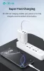 Devia Pro1 40W GaN QC 2xUSB + 2xType-C hálózati gyorstöltő adapter - fehér