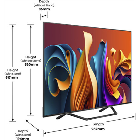 Hisense 43A7NQ uhd smart qled tv