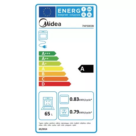 Midea 7NP30E0B sütő beépíthető elektromos