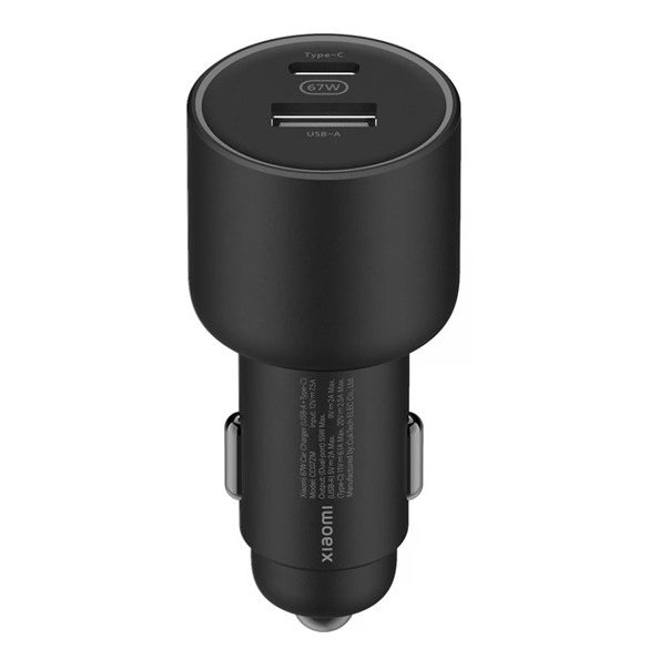 Xiaomi 67W Car Charger (USB-A + Type-C) autós töltő - BHR6814GL