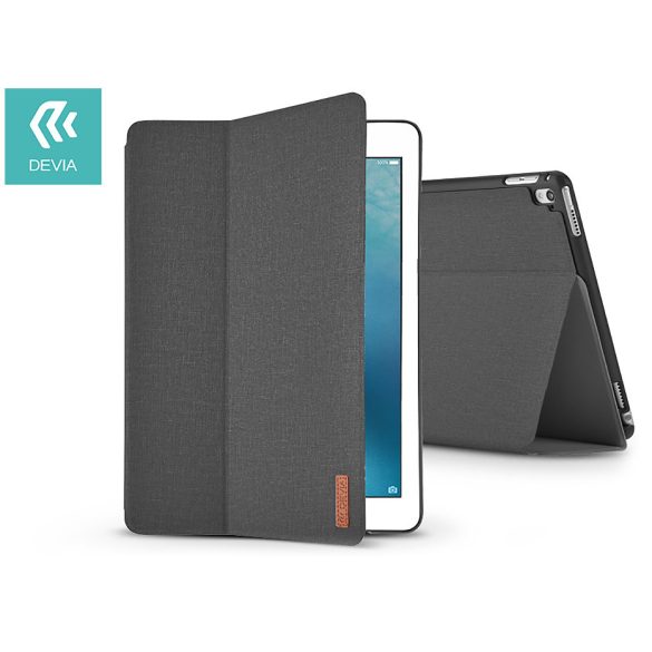 Apple iPad Pro 10.5/iPad Air (2019) tablet tok (Smart Case) on/off funkcióval - Devia Flax Flip - fekete