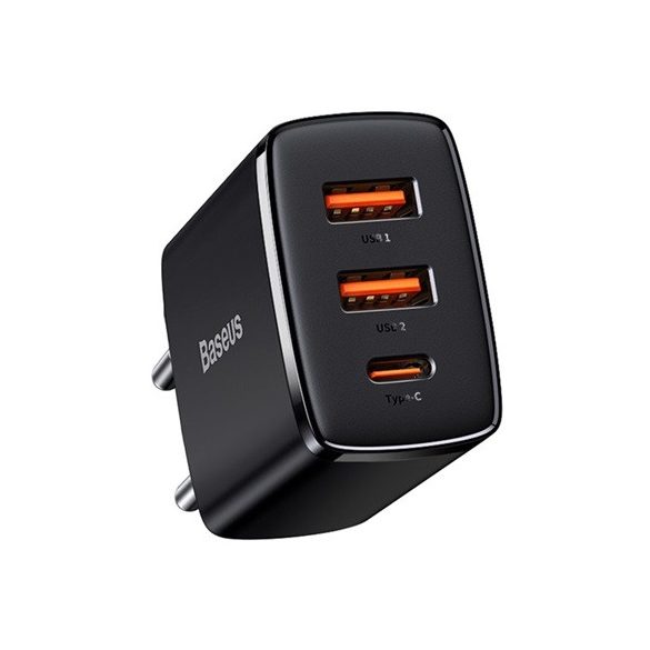 Baseus CCXJ-E01 hálózati töltő 2db usb-a 1db usb-c 30w