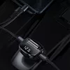 Baseus Bluetooth FM-transmitter/szivargyújtó töltő - 2xUSB + MP3 + AUX + Flash  Disk - Baseus F40 - fekete