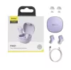 Baseus TWS Bluetooth sztereó headset v5.0 + töltőtok - Baseus WM01 True WirelessEarphones with Charging Case - lila