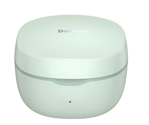 Baseus TWS Bluetooth sztereó headset v5.0 + töltőtok - Baseus WM01 True WirelessEarphones with Charging Case - zöld