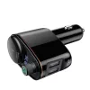 Baseus Bluetooth FM-transmitter/szivargyújtó töltő - 2xUSB + MP3 - Baseus       RH01/S05 - fekete
