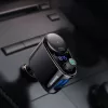 Baseus Bluetooth FM-transmitter/szivargyújtó töltő - 2xUSB + MP3 - Baseus       RH01/S05 - fekete