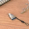 USB - USB Type-C OTG adapter - HOCO UA9 - USB 3.0 - ezüst