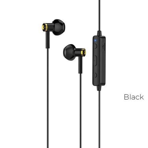 HOCO Sport Bluetooth sztereó fülhallgató v4.2 - HOCO ES21 Wonderful Sport Wireless Earphones - fekete