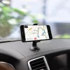 Univerzális műszerfalra/szélvédőre helyezhető PDA/GSM autós tartó - HOCO CA40 Car Holder - fekete