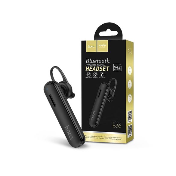 HOCO Wireless Bluetooth headset v4.2 - HOCO E36 Free Sound - fekete