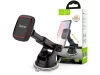 Univerzális műszerfalra/szélvédőre helyezhető mágneses PDA/GSM autós tartó - HOCO CA42 Cool Journey Super Magnetic Car Holder - fekete