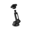 Univerzális műszerfalra/szélvédőre helyezhető mágneses PDA/GSM autós tartó - HOCO CA42 Cool Journey Super Magnetic Car Holder - fekete
