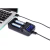 KeepPower LCD akku töltő Li-ion 14500/16340/CR123/18650/26650 cellákhoz Power bank funkcióval