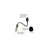 BOYA BY-UM2 Flexibilis plug mikrofon