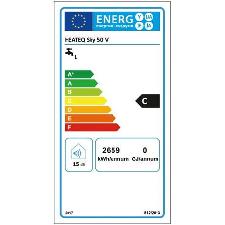 Heateq SKY 50 V forróvíztároló