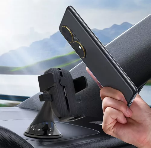 Pavareal univerzális műszerfalra/szélvédőre helyezhető autós tartó - Pavareal   CH62 Car Mount Holder - fekete