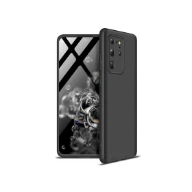   Samsung G988F Galaxy S20 Ultra hátlap - GKK 360 Full Protection 3in1 - fekete