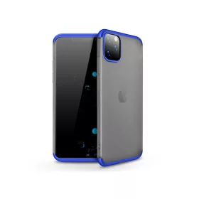   Apple iPhone 11 Pro hátlap - GKK Matte 360 Full Protection 3in1 - kék/matt átlátszó