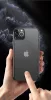 Apple iPhone 11 Pro hátlap - GKK Matte 360 Full Protection 3in1 - fekete/matt átlátszó