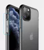 Apple iPhone 11 Pro hátlap - GKK Matte 360 Full Protection 3in1 - fekete/matt átlátszó