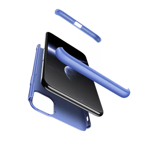 Apple iPhone 11 Pro Max hátlap - GKK 360 Full Protection 3in1 - Logo - lila