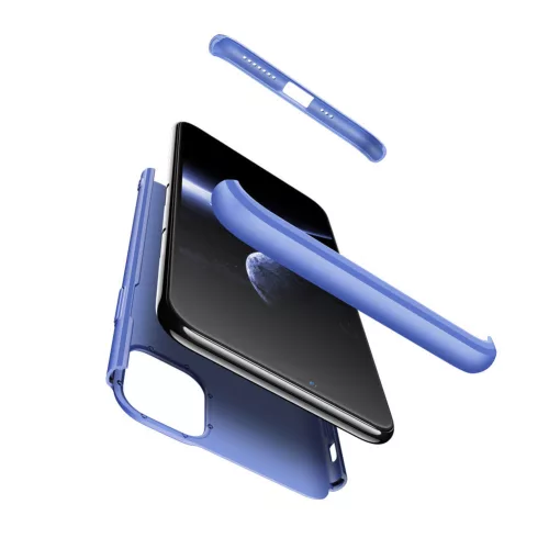 Apple iPhone 11 Pro Max hátlap - GKK 360 Full Protection 3in1 - lila