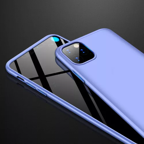 Apple iPhone 11 Pro Max hátlap - GKK 360 Full Protection 3in1 - lila