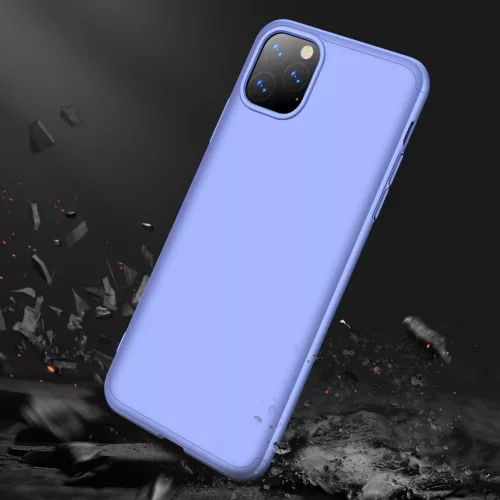 Apple iPhone 11 Pro Max hátlap - GKK 360 Full Protection 3in1 - lila