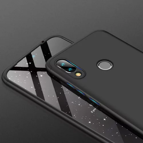 Xiaomi Redmi 7 hátlap - GKK 360 Full Protection 3in1 - fekete