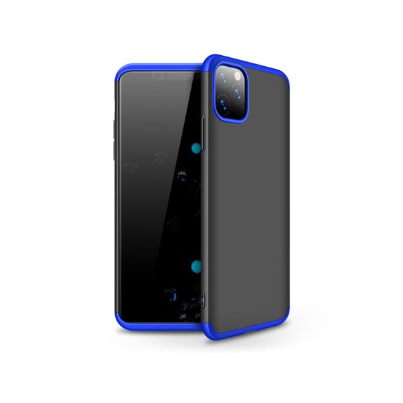 Apple iPhone 11 Pro Max hátlap - GKK 360 Full Protection 3in1 - fekete/kék