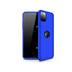   Apple iPhone 11 Pro Max hátlap - GKK 360 Full Protection 3in1 - Logo - kék