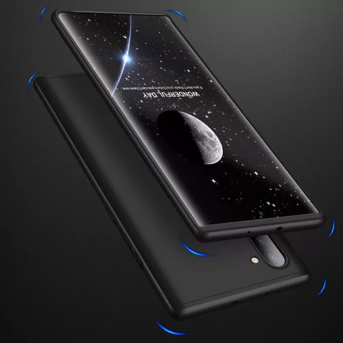 Samsung N970F Galaxy Note 10 hátlap - GKK 360 Full Protection 3in1 - fekete